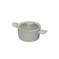 Miniatyrbillede 1 af 3: BergHOFF 20 cm gryde med lg - Balance Sage med keramisk non-stick belgning og skeholder i glaslg