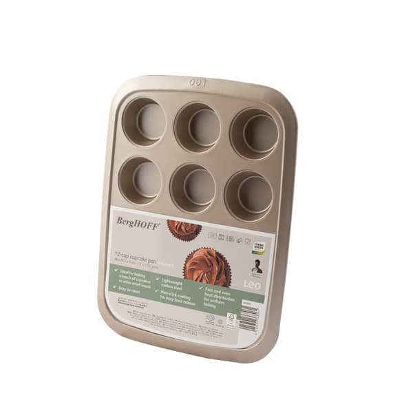 BergHOFF 12-kop Muffinform - Balance-serien med kulstofstlkrop og non-stick belgning for nem frigivelse