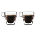 Miniatyrbillede 3 af 4: LIVIT Americano Kaffekrus, Borosilikatglas, Dobbeltvægget, 350 ml, Sæt med 2