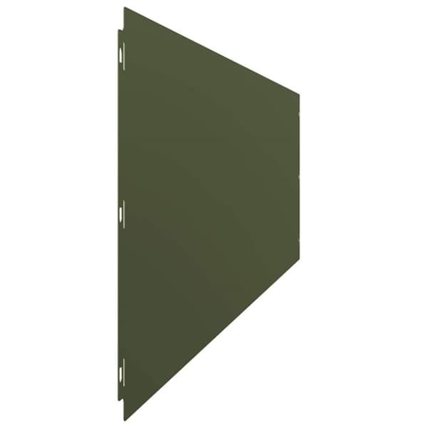 Plænekanter i koldvalset stål - 20 stk. | Størrelse: 25x103 cm | Farve: Olivengrøn
