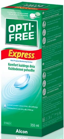 Opti-Free Express Alcon linsvätska 355 ml