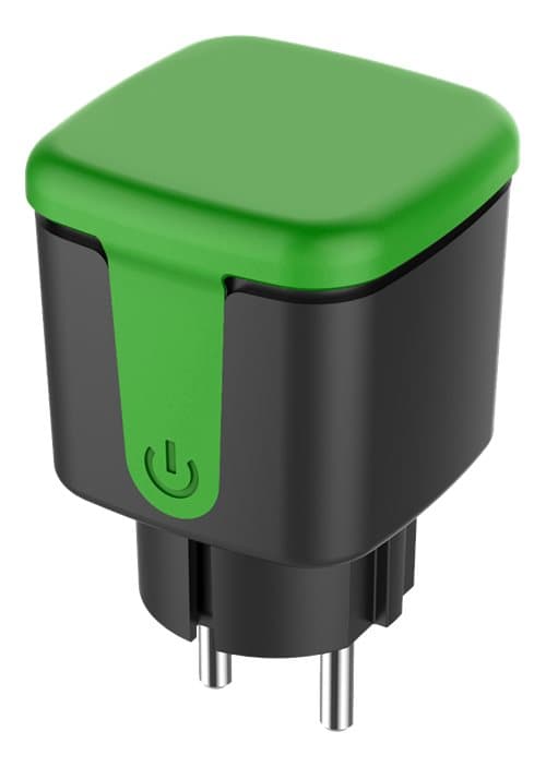 DELTACO SMART HOME outdoor plug, WiFi, IP44, 1xCEE 7/3, 13A, black/gre / SH-OP01