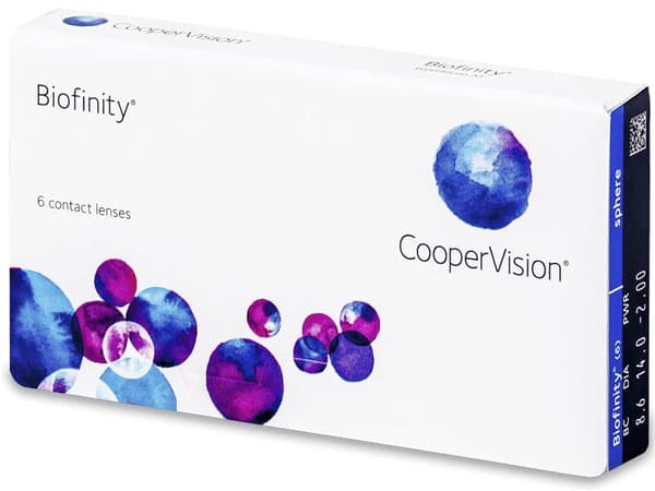 Biofinity (6 linser)Styrka: +4.00, Baskurva: 8.60, Diameter: 14.00