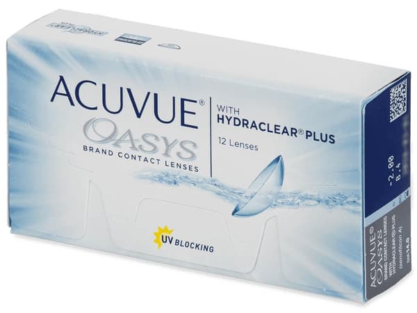 Acuvue Oasys (12 linser)Styrka: -12.00, Baskurva: 8.80, Diameter: 14.00