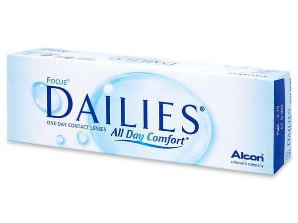 Focus Dailies All Day Comfort (30 linser)Styrka: +0.75, Baskurva: 8.60, Diameter: 13.80