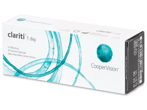 Clariti 1 day (30 linser) Styrke: +1.25, Basiskurve: 8.60, Diameter: 14.10