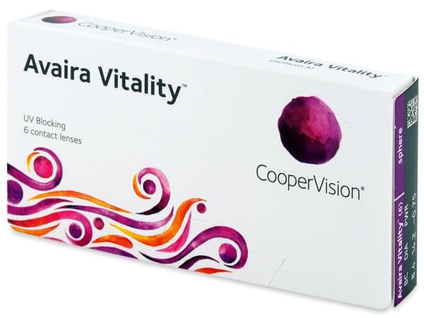 Avaira Vitality (6 linser)Styrka: -6.00, Baskurva: 8.40, Diameter: 14.20