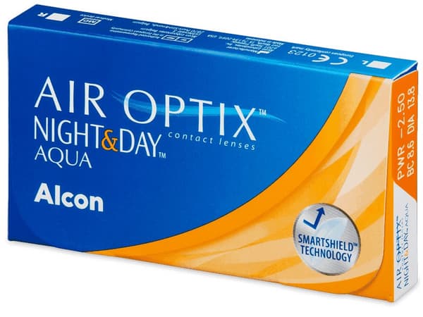 Air Optix Night and Day Aqua (3 linser)Styrka: +2.75, Baskurva: 8.40, Diameter: 13.80