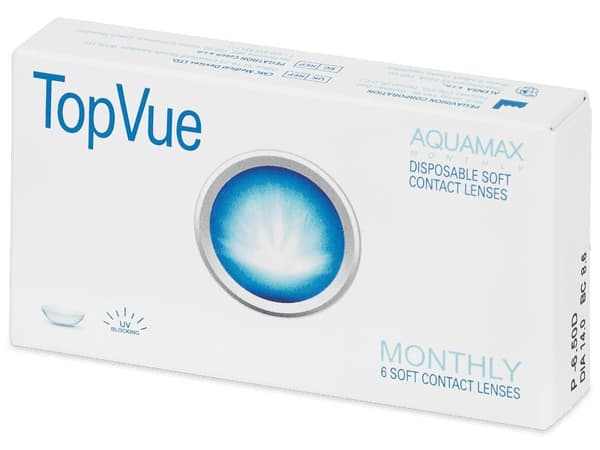 TopVue Monthly (6 linser)Styrka: +0.75, Baskurva: 8.60, Diameter: 14.00