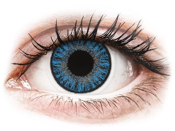 TopVue Color - Sapphire Blue - med styrka (10 linser)Styrka: -3.50, Baskurva: 8.60, Diameter: 14.20
