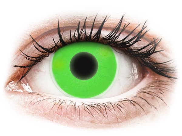 ColourVUE Crazy Glow - Green - utan styrka (2 linser)