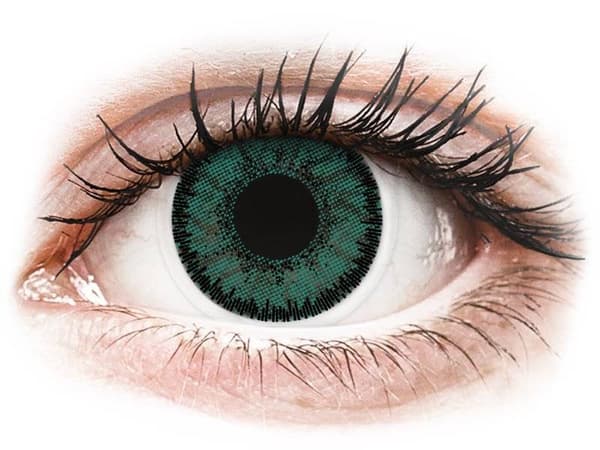 SofLens Natural Colors Jade - uden styrke (2 linser) Styrke: 0.00, Basiskurve: 8.70, Diameter: 14.00