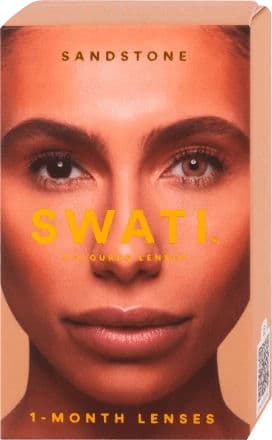 Swati® Coloured 1-Month Lenses Sandstone 1 Pair