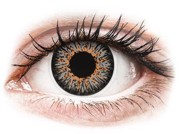 ColourVUE Glamour Grey - med styrka (2 linser)Styrka: -3.50, Baskurva: 8.60, Diameter: 14.00