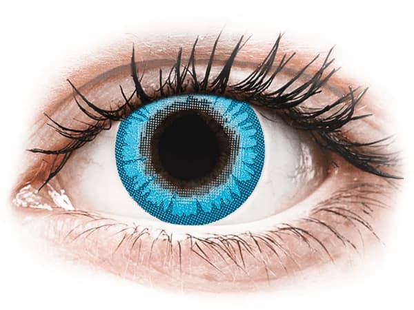 CRAZY LENS - White Walker - endagslinser med styrke (2 linser)
