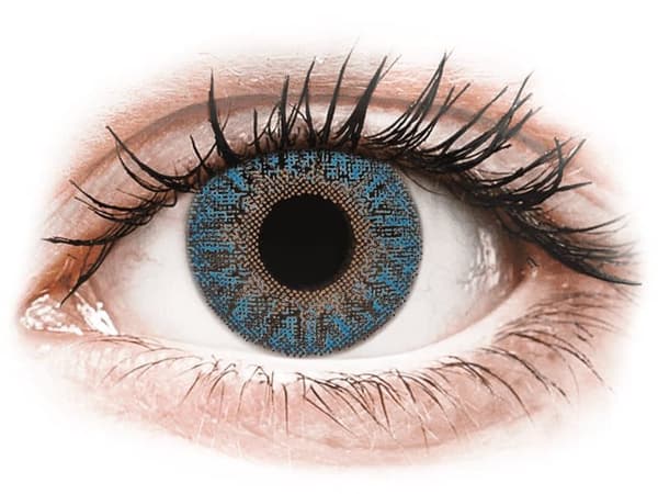 TopVue Color - True Sapphire - med styrka (2 linser)