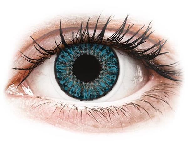 TopVue Color - Blue - med styrka (10 linser) -5.50