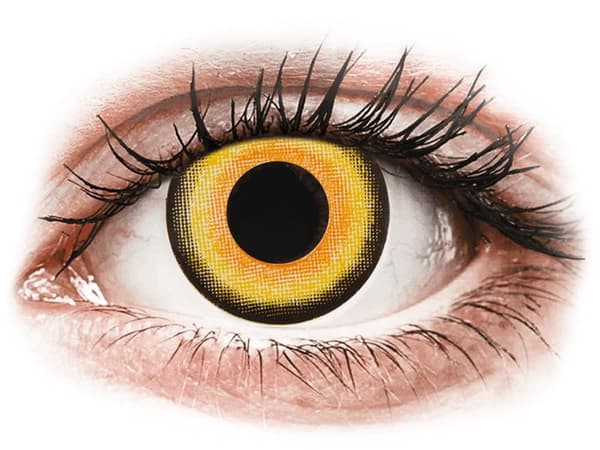 CRAZY LENS - Midnight Sun - endagslinser med styrke (2 linser)