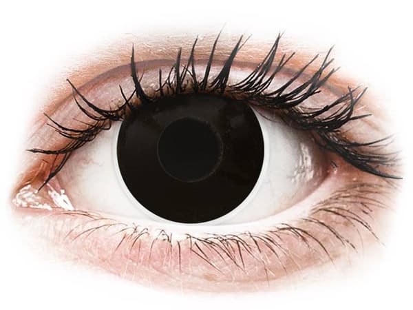 ColourVUE Crazy Lens - Blackout - endagslinser uden styrke (2 linser)