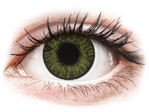 FreshLook ColorBlends Green - med styrka (2 linser)