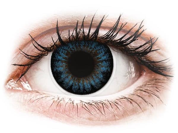 ColourVUE BigEyes Cool Blue - med styrke (2 linser) -3.25
