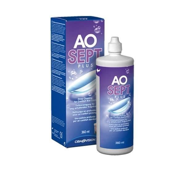 Oxiderande lösning - Alcon - AOSept Plus - 360ml - Mjuka linser - Fodral ingår