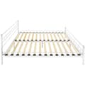 Miniatyrbillede 2 af 6: Sengeramme med lameller - 200 x 140 cm,hvid
