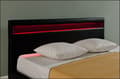 Miniatyrbild 4 av 6: Corium® Kontinentalsäng Helsingborg - konstläder - med LED-belysning - (140 x 200 cm) - svart
