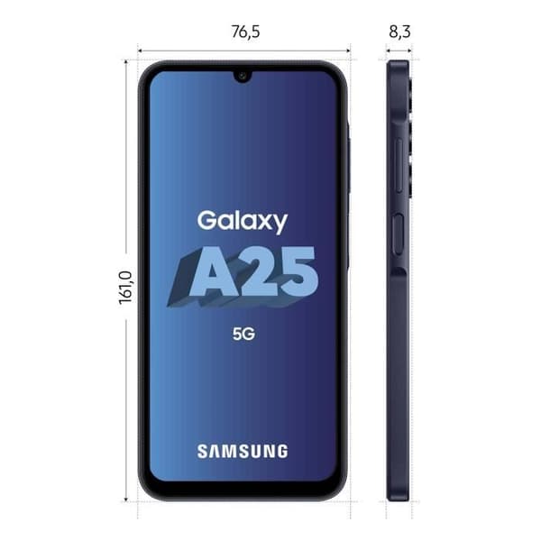 SAMSUNG Galaxy A25 5G Smartphone 256GB Midnattsblå