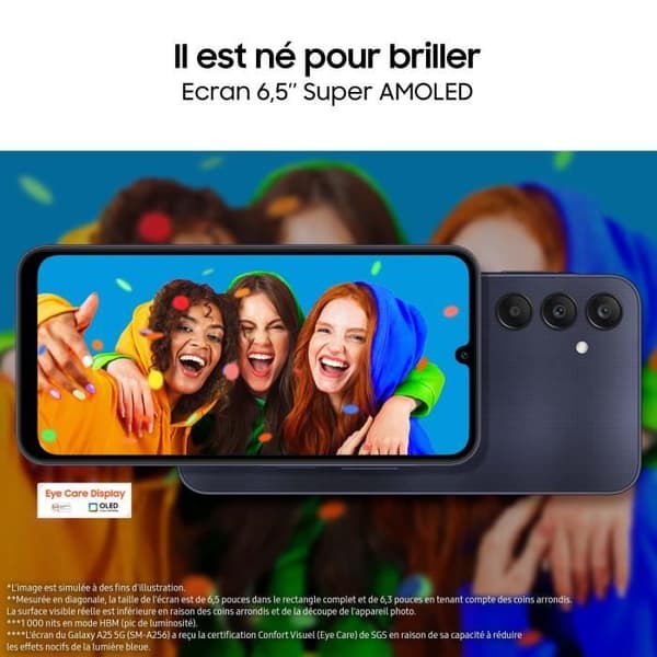 SAMSUNG Galaxy A25 5G Smartphone 128GB Lime