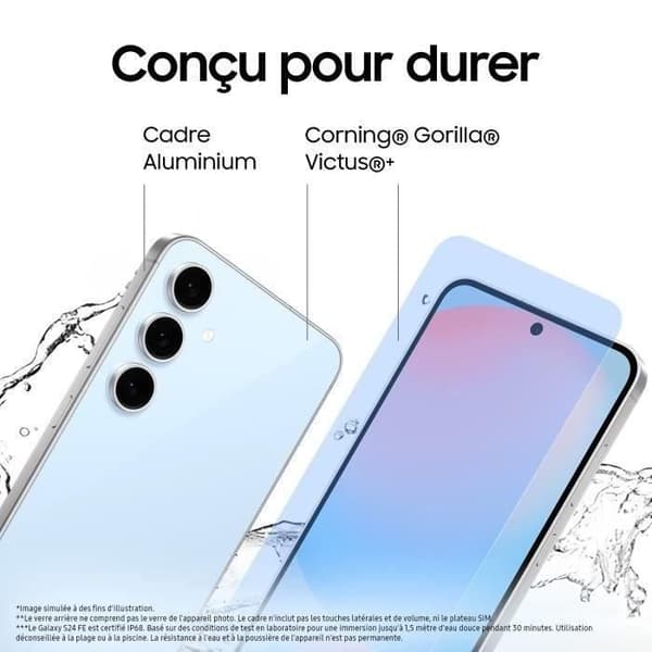 SAMSUNG Galaxy S24 FE 5G Smartphone 128 GB Vattengrön