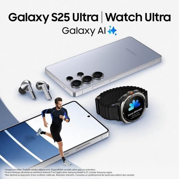 SAMSUNG Galaxy S25 Ultra AI Smartphone 256GB Titanium Grey