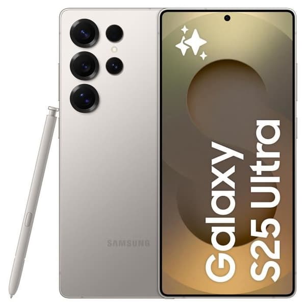 SAMSUNG Galaxy S25 Ultra AI Smartphone 256GB Titanium Grey