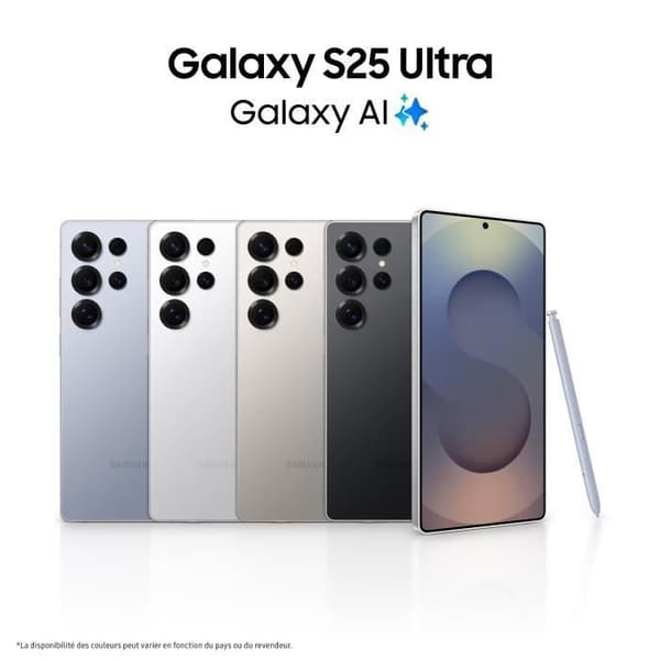 SAMSUNG Galaxy S25 Ultra AI Smartphone 512GB Titanium Svart