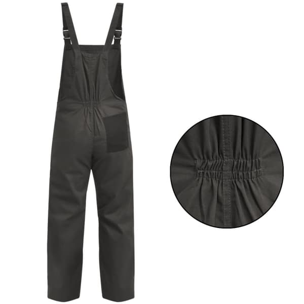 Bib overall herr storlek XXL grå
