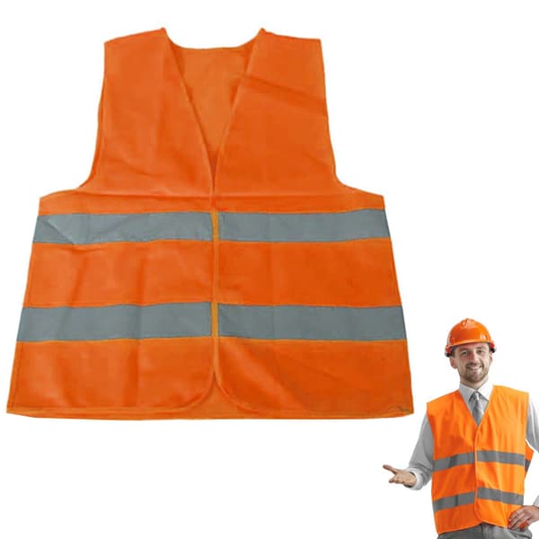 Reflekterande säkerhetsväst orange
