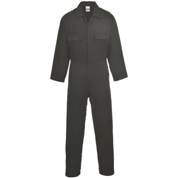 Portwest EURO WORK Arbetsoverall i 100 % bomull - Svart