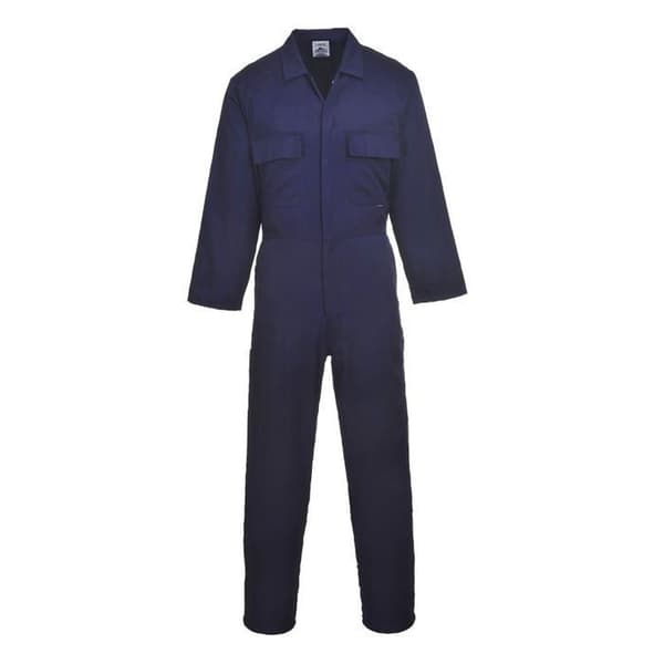 Euro Work Polycotton Portwest overall - Marinblå - Fortis 210g - UPF 50+