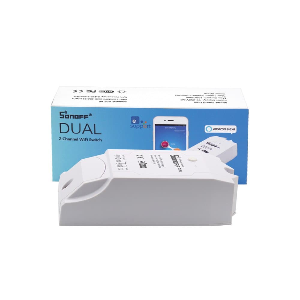 SONOFF DUAL R2 Smart dubbel WiFi brytare
