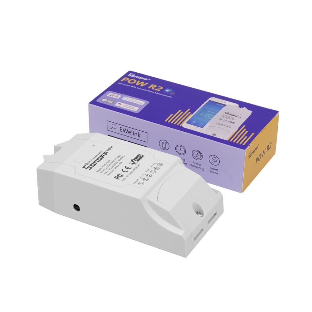 SONOFF POW R2 WiFi-strömbrytare med strömförbrukningsmätning
