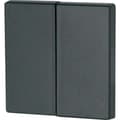 Miniatyrbilde 1 av 2: xComfort Dobbel vippe antrasitt 55x55mm CWIZ-02/04