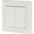 Miniatyrbilde 1 av 2: xComfort Trykknapp 55x55mm dobbel komplett CPAD-00/194