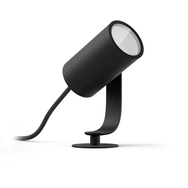 Philips Hue WCA Lily Hagebelysning 1x8W Sort Utvidelse