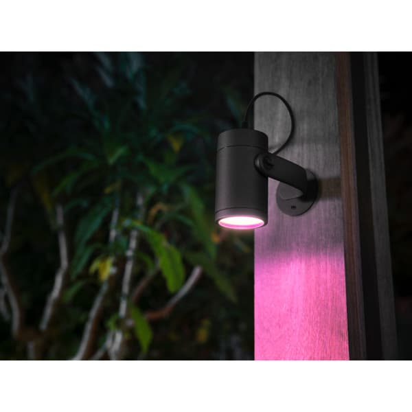 Philips Hue WCA Lily Hagebelysning 1x8W Sort Utvidelse