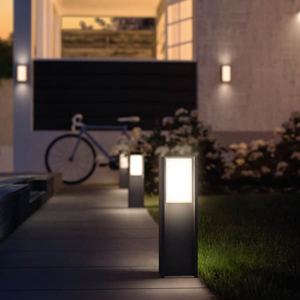 Philips Hue W Turaco Pidestall 1x9.5W Antrasitt