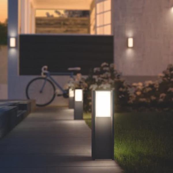 Philips Hue W Turaco Pidestall 1x9.5W Antrasitt