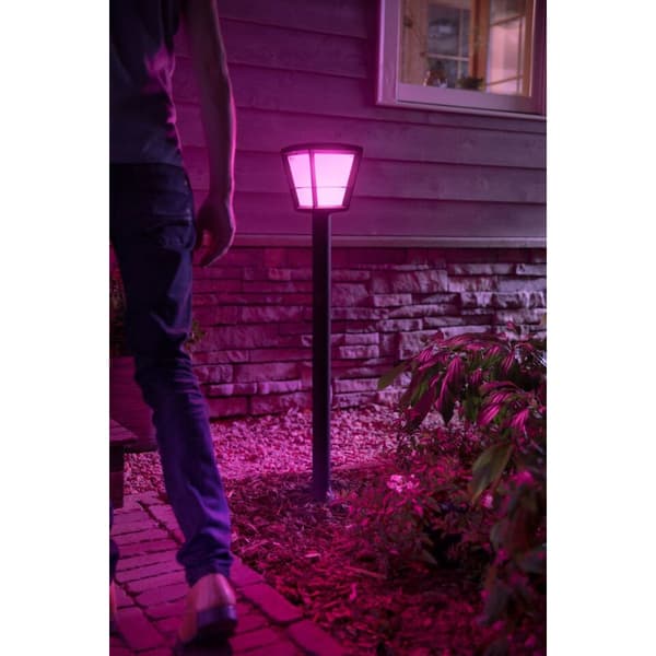 Philips Hue WCA Econic Hagestolpe Sort
