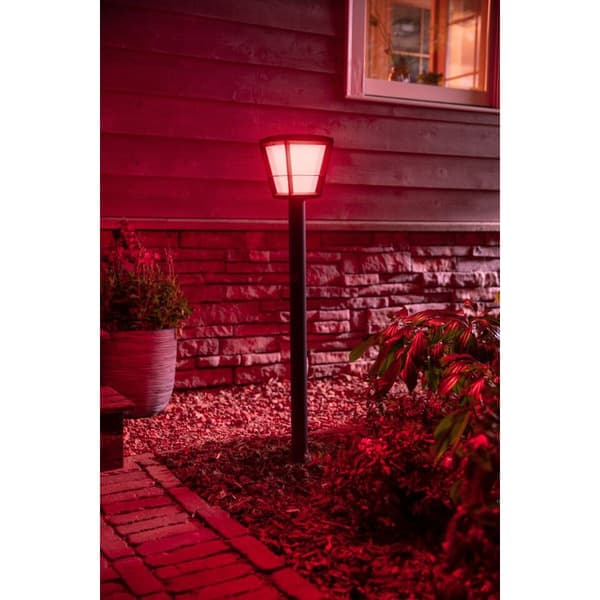 Philips Hue WCA Econic Hagestolpe Sort