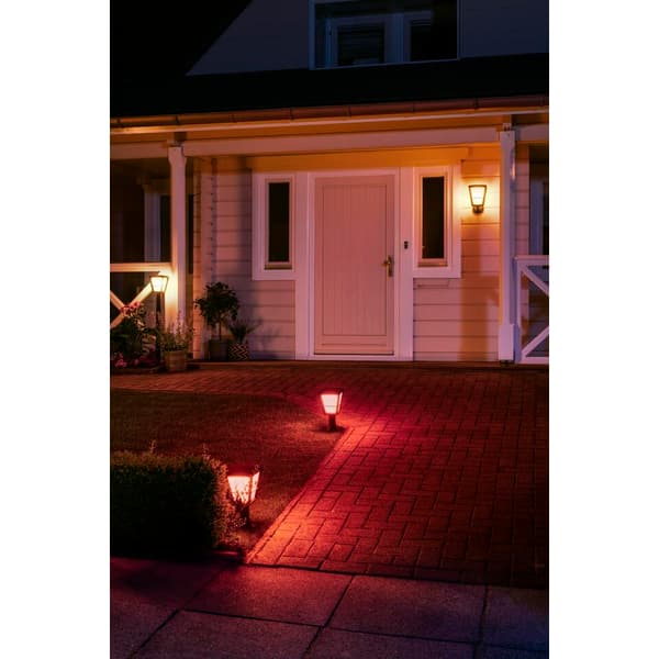 Philips Hue WCA Econic Hagestolpe Sort