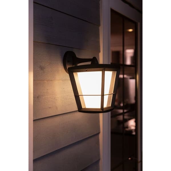 Philips Hue WCA Econic Vegglampe Ned Sort
